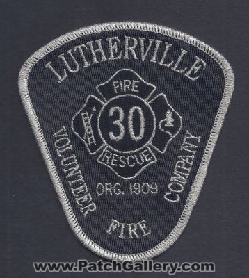 Lutherville Volunteer Fire Rescue Company 30 (Maryland)
Thanks to Paul Howard for this scan.
