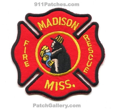 Madison Fire Rescue Department Patch (Mississippi)
Scan By: PatchGallery.com
Keywords: dept. miss.
