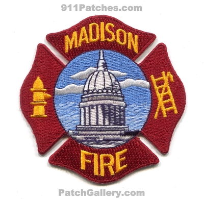 Madison Fire Department Patch (Wisconsin)
Scan By: PatchGallery.com
Keywords: dept.