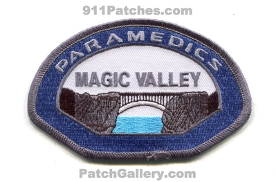 Magic Valley Paramedics Patch (Idaho) (Confirmed)
Scan By: PatchGallery.com
Keywords: ems ambulance
