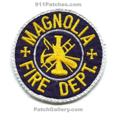 Magnolia Fire Department Patch (Arkansas)
Scan By: PatchGallery.com
Keywords: dept.