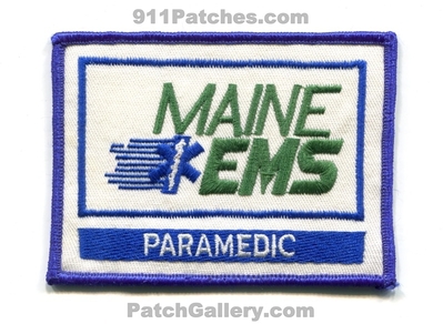 Maine State Emergency Medical Services EMS Paramedic Patch (Maine)
Scan By: PatchGallery.com
Keywords: ambulance