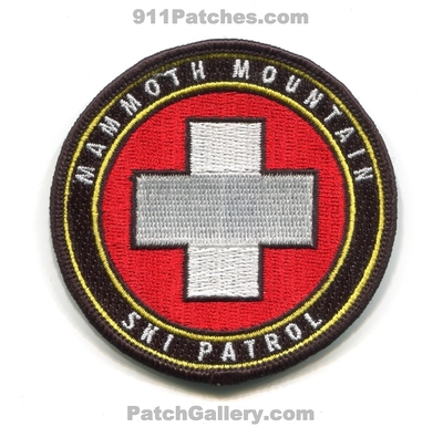 Mammoth Mountain Ski Patrol Patch (California)
Scan By: PatchGallery.com
Keywords: resort area ems
