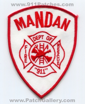 Mandan Department of Fire Rescue Patch (North Dakota)
Scan By: PatchGallery.com
Keywords: dept. 911