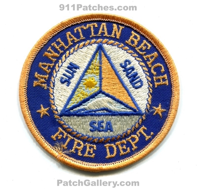 Manhattan Beach Fire Department Patch (California)
Scan By: PatchGallery.com
Keywords: dept.