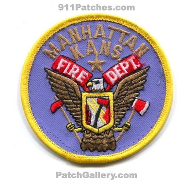 Manhattan Fire Department Patch (Kansas)
Scan By: PatchGallery.com
Keywords: dept. kans.