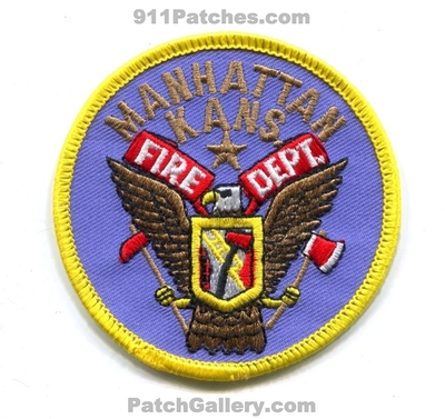 Manhattan Fire Department Patch (Kansas)
Scan By: PatchGallery.com
Keywords: dept. kans.