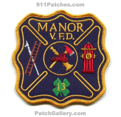 Manor Volunteer Fire Department 13 Patch (Pennsylvania)
Scan By: PatchGallery.com
Keywords: vol. dept. vfd