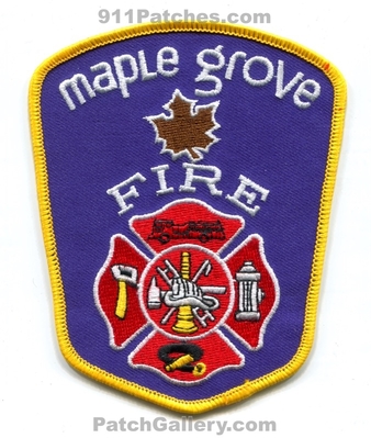Maple Grove Fire Department Patch (Minnesota)
Scan By: PatchGallery.com
Keywords: dept.