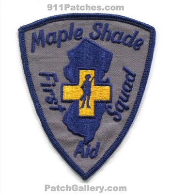 Maple Shade First Aid Squad Patch (New Jersey)
Scan By: PatchGallery.com
Keywords: ems ambulance