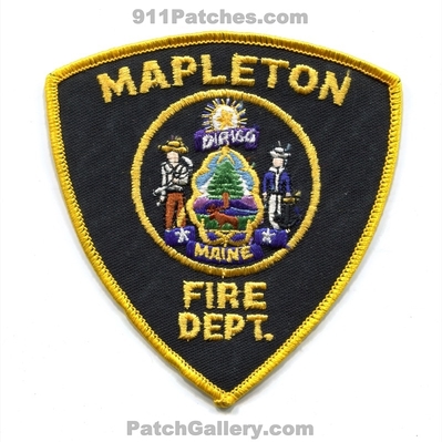 Mapleton Fire Department Patch (Maine)
Scan By: PatchGallery.com
Keywords: dept.