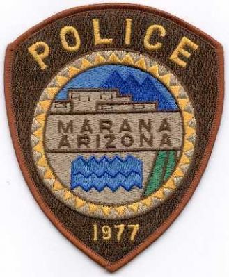 Marana Police
Thanks to Scott McDairmant for this scan.
Keywords: arizona