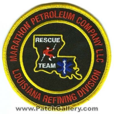 Marathon Petroleum Company LLC Rescue Team Patch (Louisiana)
[b]Scan From: Our Collection[/b]
Keywords: refining division