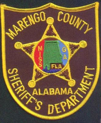 Marengo County Sheriff's Department
Thanks to EmblemAndPatchSales.com for this scan.
Keywords: alabama sheriffs