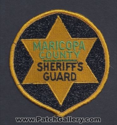 Maricopa County Sheriff's Department Guard (Arizona)
Thanks to Paul Howard for this scan.
Keywords: sheriffs dept.