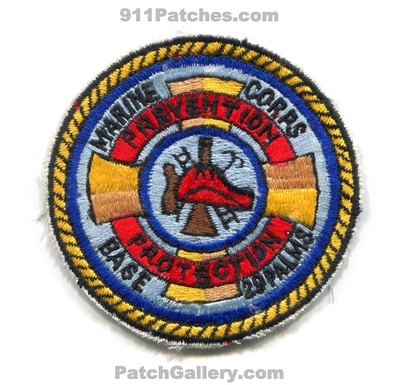 Marine Corps Base 29 Palms Fire Department USMC Military Patch (California)
Scan By: PatchGallery.com
Keywords: mcb dept. prevention protection