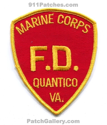 Marine Corps Fire Department Quantico USMC Military Patch (Virginia)
Scan By: PatchGallery.com
Keywords: dept. f.d. fd