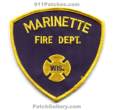 Marinette Fire Department Patch (Wisconsin)
Scan By: PatchGallery.com
Keywords: dept.