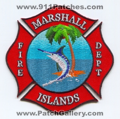 Marshall Islands Fire Department Patch (Marshall Island)
Scan By: PatchGallery.com
Keywords: dept.