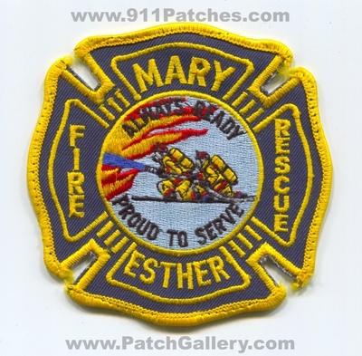 Mary Esther Fire Rescue Department Patch (Florida)
Scan By: PatchGallery.com
Keywords: dept. always ready proud to serve