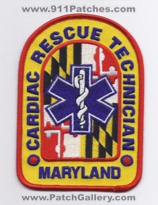 Maryland State Cardiac Rescue Technician (Maryland)
Thanks to Paul Howard for this scan.
Keywords: ems