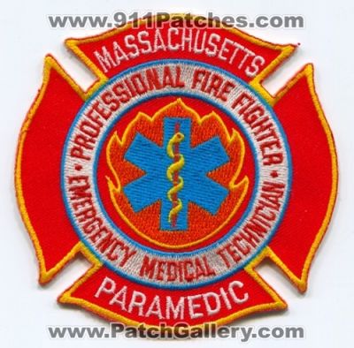 Massachusetts Fire Department Paramedic (Massachusetts)
Scan By: PatchGallery.com
Keywords: dept. professional firefighter emergency medical technician emt