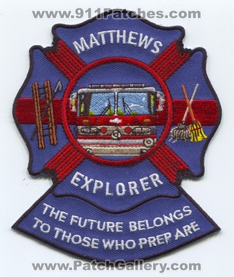 Matthews Fire and EMS Department Explorer Patch (North Carolina)
Scan By: PatchGallery.com
Keywords: & dept. The Future Belongs to Those Who Prepare