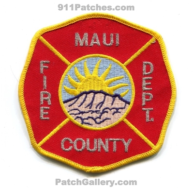 Maui County Fire Department Patch (Hawaii)
Scan By: PatchGallery.com
Keywords: co. dept.