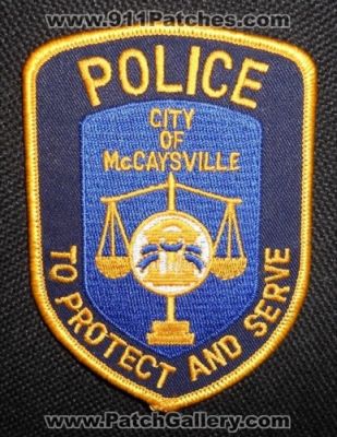 McCaysville Police Department (Georgia)
Thanks to Matthew Marano for this picture.
Keywords: dept. city of
