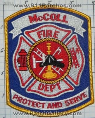 McColl Fire Department (South Carolina)
Thanks to swmpside for this picture.
Keywords: dept.