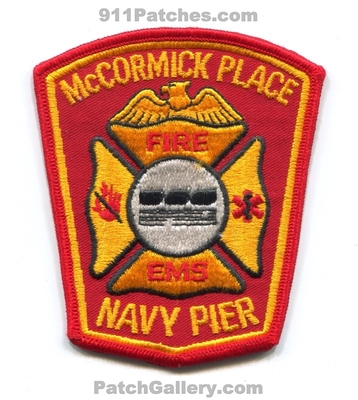 McCormick Place Navy Pier Fire EMS Department USN Military Patch (Illinois)
Scan By: PatchGallery.com
Keywords: dept.