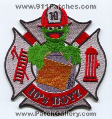 McCutchanville Fire Department Station 10 Patch (Indiana)
[b]Scan From: Our Collection[/b]
[b]Patch Made By: 911Patches.com[/b]
Keywords: dept. company co. 10&#039;s boyz go home we got it! oscar the grouch
