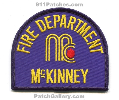 McKinney Fire Department Patch (Texas)
Scan By: PatchGallery.com
Keywords: dept.