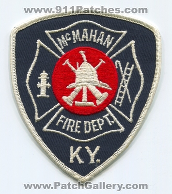 McMahan Fire Department Patch (Kentucky)
Scan By: PatchGallery.com
Keywords: dept. ky.