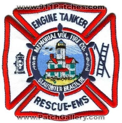 Memorial Volunteer Fire Company Patch (Delaware)
Scan By: PatchGallery.com
Keywords: rescue engine tanker slaughter beach lighthouse