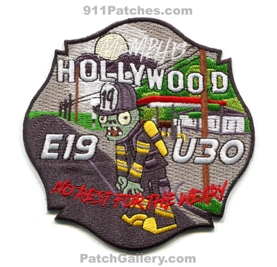 Memphis Fire Department Engine 19 Unit 30 Patch (Tennessee)
Scan By: PatchGallery.com
[b]Patch Made By: 911Patches.com[/b]
Keywords: dept. mfd m.f.d. e19 u30 ambulance medic company co. hollywood no rest for the weary zombie