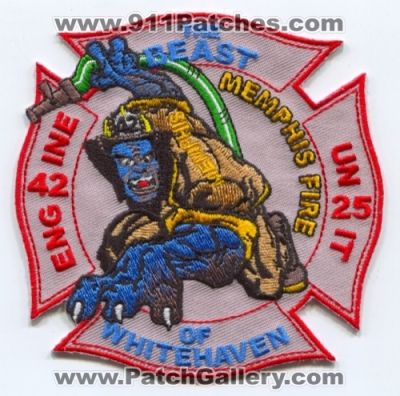 Memphis Fire Department Engine 42 Unit 25 (Tennessee)
Scan By: PatchGallery.com
Keywords: dept. mfd company station the beast of whitehaven