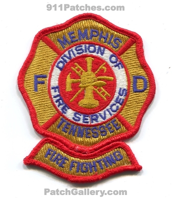 Memphis Fire Department Firefighting Patch (Tennessee)
Scan By: PatchGallery.com
Keywords: dept. mfd division of services