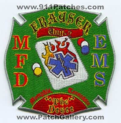 Memphis Fire Department Unit 2 Patch (Tennessee)
Scan By: PatchGallery.com
Keywords: dept. mfd frayser ems the deuce