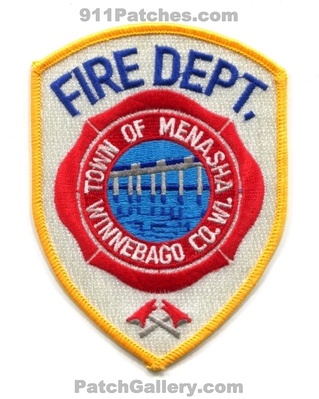 Menasha Fire Department Winnebago County Patch (Wisconsin)
Scan By: PatchGallery.com
Keywords: town of dept. co.