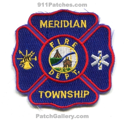 Meridian Township Fire Department Patch (Michigan)
Scan By: PatchGallery.com
Keywords: twp. dept.