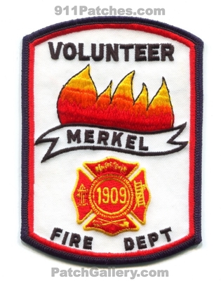 Merkel Volunteer Fire Department Patch (Texas)
Scan By: PatchGallery.com
Keywords: vol. dept. 1909