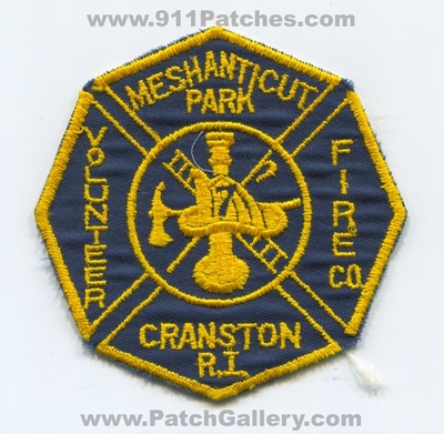 Meshanticut Park Volunteer Fire Company Cranston Patch (Rhode Island)
Scan By: PatchGallery.com
Keywords: vol. co. r.i. department dept.