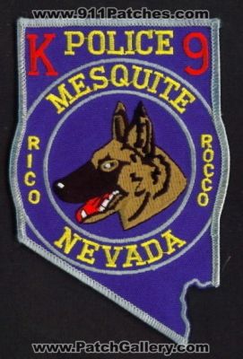 Mesquite Police Department K-9 (Nevada)
Thanks to apdsgt for this scan.
Keywords: dept. k9