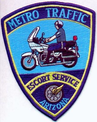 Metro Traffic Escort Service
Thanks to EmblemAndPatchSales.com for this scan.
Keywords: arizona