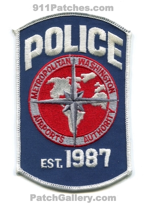 Metropolitan Washington Airports Authority Police Department Patch (Washington DC)
Scan By: PatchGallery.com
Keywords: dept.