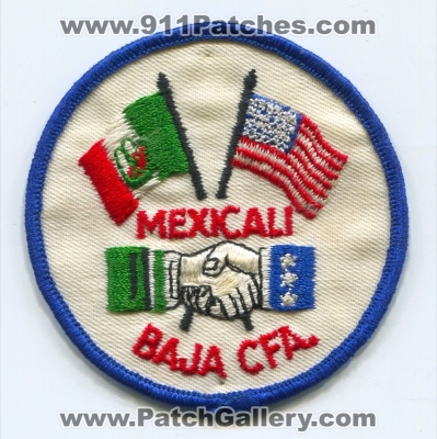 Mexicali Fire Department Patch (Mexico)
Scan By: PatchGallery.com
Keywords: dept. baja cfa.