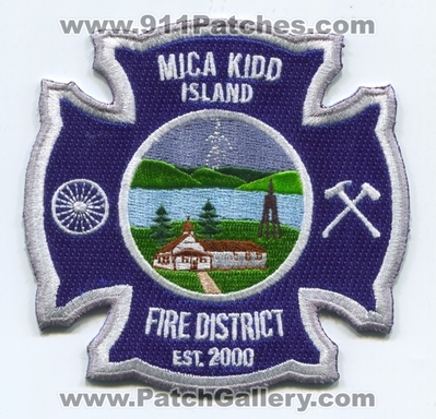 Mica Kidd Island Fire District Patch (Idaho)
Scan By: PatchGallery.com
Keywords: dist. department dept.