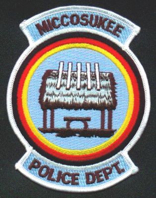 Miccosukee Police Dept
Thanks to EmblemAndPatchSales.com for this scan.
Keywords: florida department