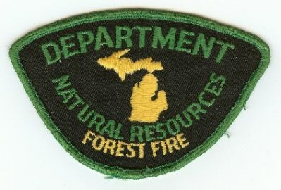 Michigan State Department Natural Resources Forest Fire
Thanks to PaulsFirePatches.com for this scan.
